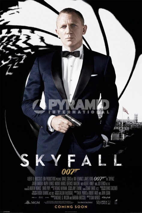 James Bond (Skyfall One Sheet - Black) By: Eur:21.12 Ден2:139