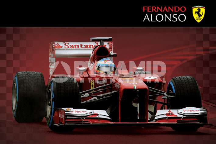 Ferrari (Alonso) Maxi Poster By: Eur:21.12 Ден2:139