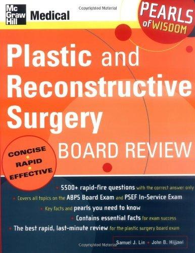 Plastic and Reconstructive Surgery Board Review: Pearls of Wisdom By:Lin, Samuel J. Eur:11,37 Ден2:4099