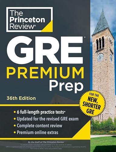 Princeton Review GRE Premium Prep, 36th Edition: 6 Practice Tests + Review & Techniques + Online Tools By:Review, The Princeton Eur:34,13  Ден3:2099