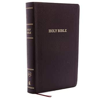KJV Holy Bible: Personal Size Giant Print with 43,000 Cross References, Burgundy Bonded Leather, Red Letter, Comfort Print: King James Version: Holy B By:Nelson, Thomas Eur:35,76 Ден2:2699