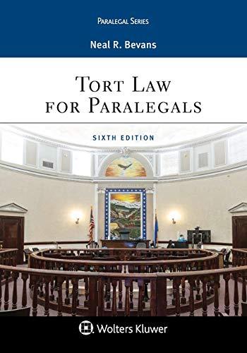 Tort Law for Paralegals By:Bevans, Neal R Eur:203,24  Ден3:12499