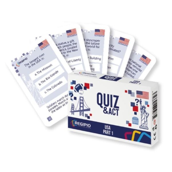 Quiz & Act. USA. Part 1 By:Zbiorowa, Praca Eur:29,25 Ден2:1199