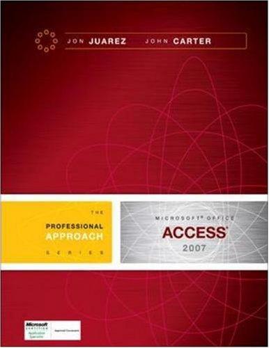 Microsoft Access 2007 : A Professional Approach By:Carter, John Eur:146,33 Ден2:2999