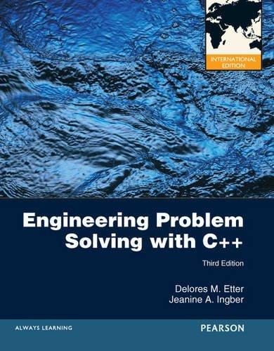 Engineering Problem Solving with C++ : International Edition By:Etter, Delores M. Eur:48,76 Ден2:4499