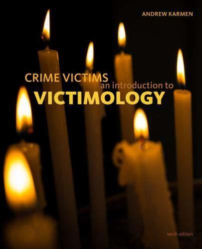 Crime Victims: An Introduction to Victimology By:Karmen, Andrew Eur:731,69 Ден1:5699