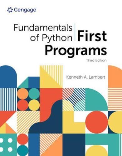Fundamentals of Python: First Programs By:Lambert, Kenneth A. Eur:69,90 Ден1:6599