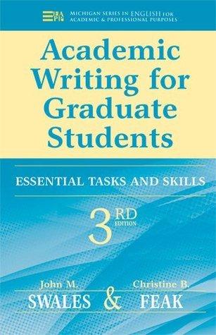 Academic Writing for Graduate Students: Essential Tasks and Skills By:Swales, John M. Eur:17,87 Ден2:1399
