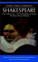 Three Early Comedies By:Shakespeare, William Eur:9,74 Ден2:399