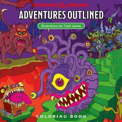 Dungeons & Dragons Adventures Outlined Coloring Book By:James, Todd Eur:4.86 Ден1:999