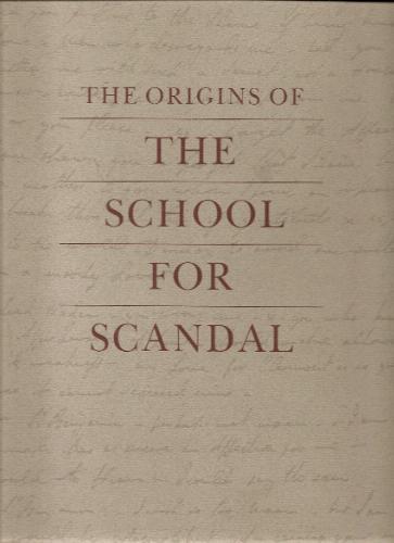 The Origins of the School for Scandal By:Sheridan, Professor Richard B Eur:11.37 Ден1:999