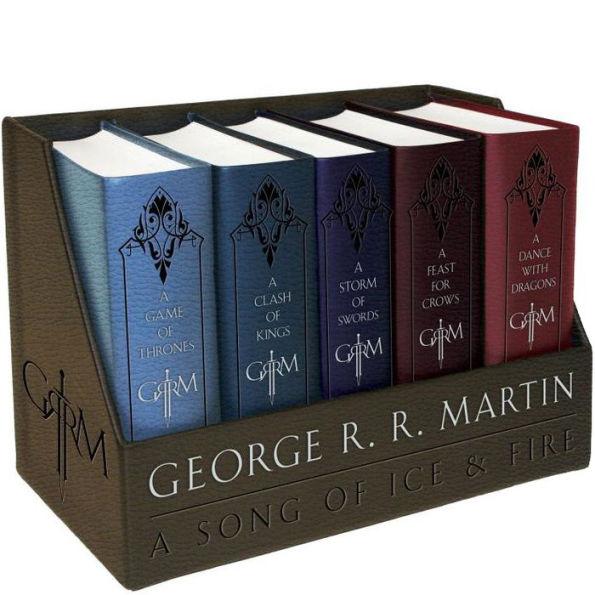 George R. R. Martin's A Game of Thrones Leather-Cloth Boxed Set (Song of Ice and Fire Series) : A Game of Thrones, A Clash of Kings, A Storm of Swords By:Martin, George R. R. Eur:34.13 Ден1:4799