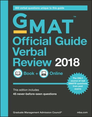 GMAT Official Guide 2018 Verbal Review By:Graduate Management Admission Council Eur:26 Ден2:899