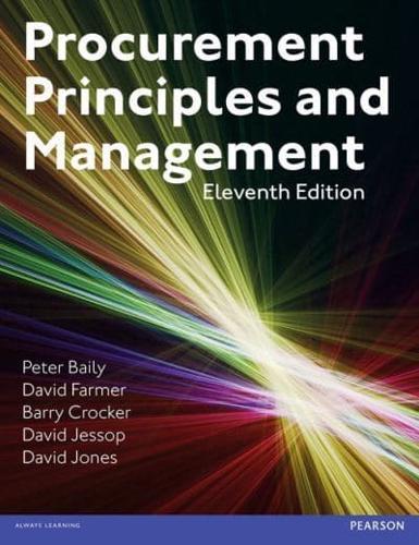 Procurement, Principles and Management By:Jones, David Eur:12,99 Ден2:3299