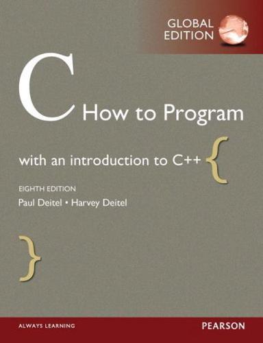 C how to Program By:Deitel, Paul J. Eur:48,76 Ден1:350