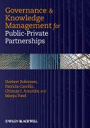 Governance and Knowledge Management for Public-Private Partnerships By:Robinson, Herbert Eur:16,24 Ден2:1599