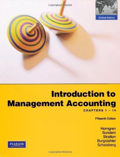 Introduction to Management Accounting:Chapters 1-14 with MyAccountingLab : Global Edition By:Horngren, Charles T. Eur:68.28 Ден1:4299
