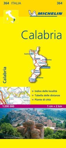 Calabria - Michelin Local Map 364 By:Michelin Eur:8,11 Ден2:399