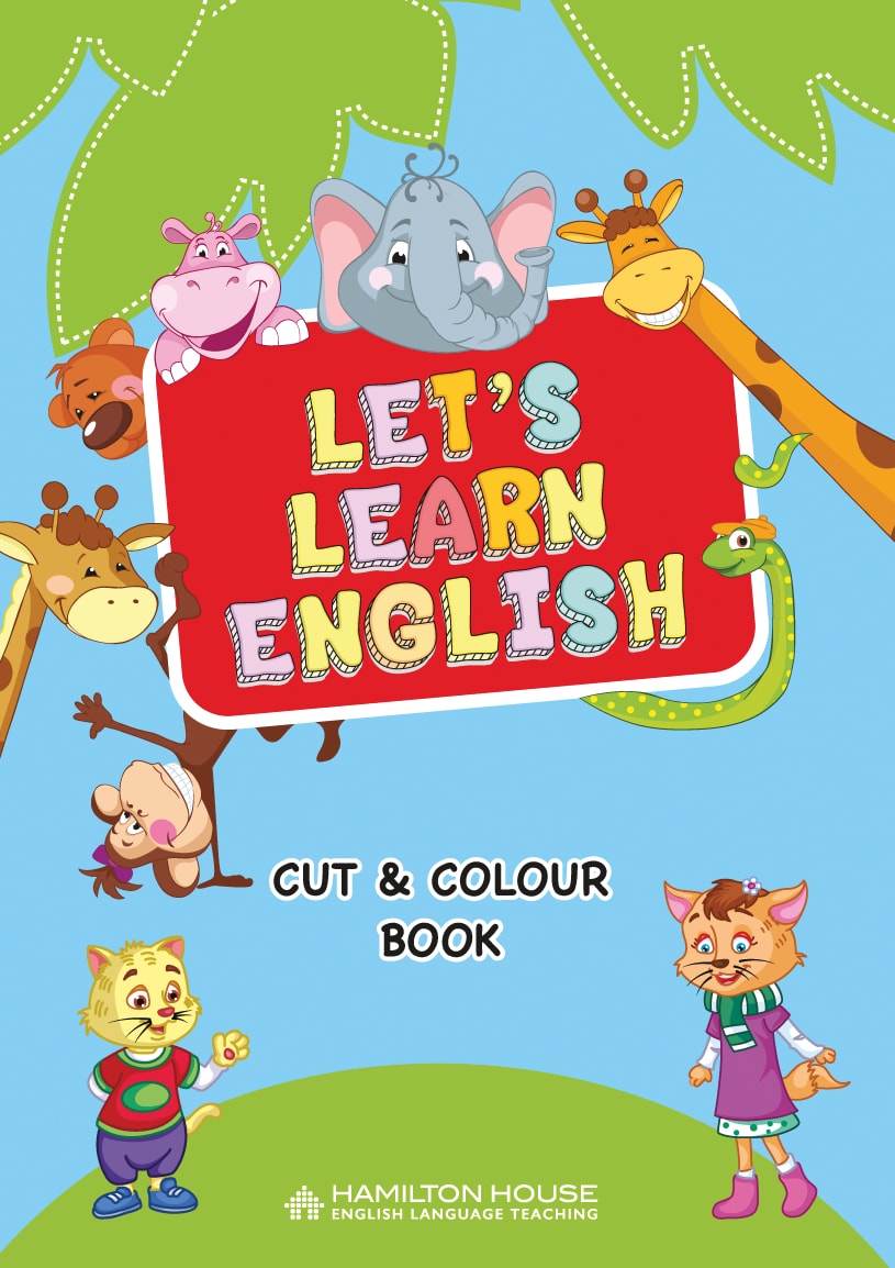 LET'S LEARN ENGLISH CUT AND COLOUR BOOK By:HAMILTON HOUSE Eur:13,80 Ден2:299